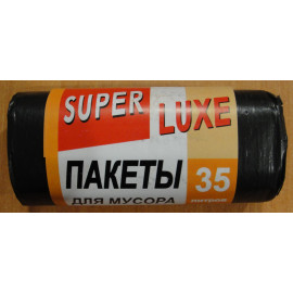 Сміттєві пакети Люкс, 35л, 15шт